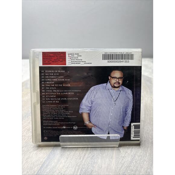 Fred Hammond – I Will Trust (CD, 2014, RCA Inspiration, Library Copy) - Picture 2 of 5